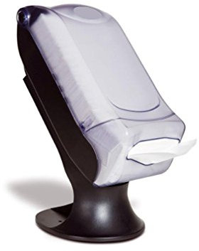 Blanc HYGIENIC * Sale* Dispenser di tovaglioli, Dispenser di tovaglioli da Tavolo con Base di Supporto Fino a 600 Fogli Bianchi, Ideale per Mense, Grandi cucine.