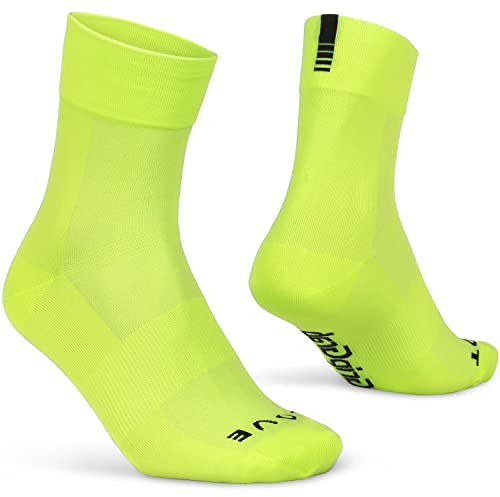 GripGrab Lightweight SL Summer Cycling Socks Coolmax Short & Long | Coolmax material with mesh zones, pack of 1 and 3, approx. 9 cm short / approx. 15cm long, minimal branding
