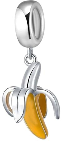 banana Charm argent sterling 925 Fruits de Noël Charm Charm pour bracelet à breloques Pandora