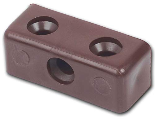 25x Brown Modesty Blocks - Join Pieces of Wood or Chipboard