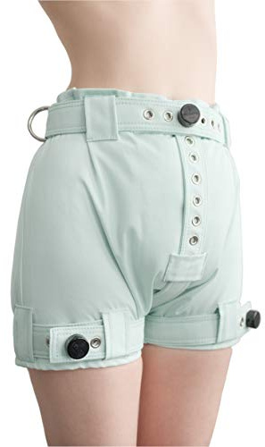 ABDL Strapazierfähige abschließbare Windelhöschen, Anti-Windelentfernung, Ault-Baby-Shorts mit Segufix-Verschlüssen, Rosa, Minze und Blau (Größe XL, Baby Mint)