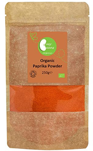 Organic Paprika Powder - Certified Organic - by Busy Beans Organic (250g)
