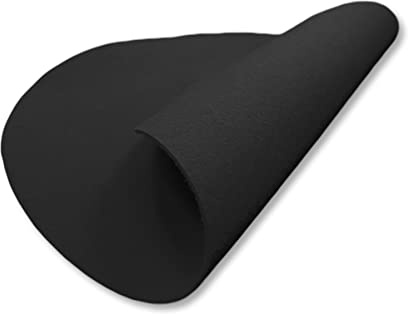 Primaflor Weihnachtsbaumunterlage | Rund 50cm Schwarz | 5 mm Nadelvlies | BFL-S1 schwer entflammbar | rutschsicher | Christbaum Unterlage für Innenbereiche