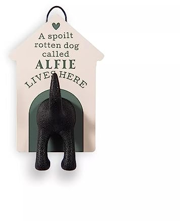 Personalised Dog Lead Hook (Alfie)