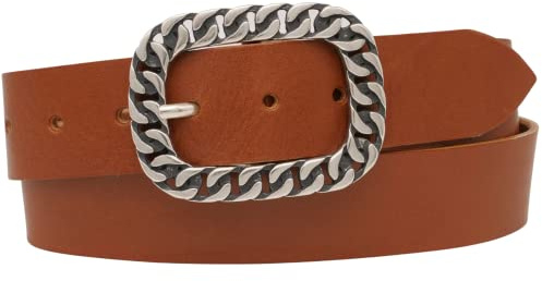 AnnaMatoni Damen Gürtel Ledergürtel 4cm echt Leder Made in Germany Premium Leder Damen Leder Gürtel Schließe Nickefrei