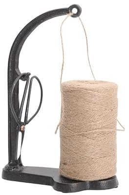 Colonial Tin Works Vintage Style Cast Iron Twine and Shears Set