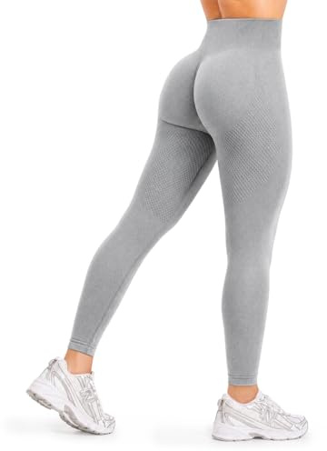 SMILODOX Leggings Damen Amaze Scrunch Pro, Butt Lift Sporthose High Waist V-Shape Trainingshose Seamless Blickdicht Yogahose Für Sport Fitness Alltag
