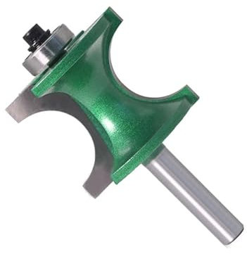 1 STÜCK 8 MM Schaftfräser Holzschnitzerei Bullnose Halbrund Bit Schaftfräser Fräser Holz 2 Flöte Lager Holzbearbeitungswerkzeuge