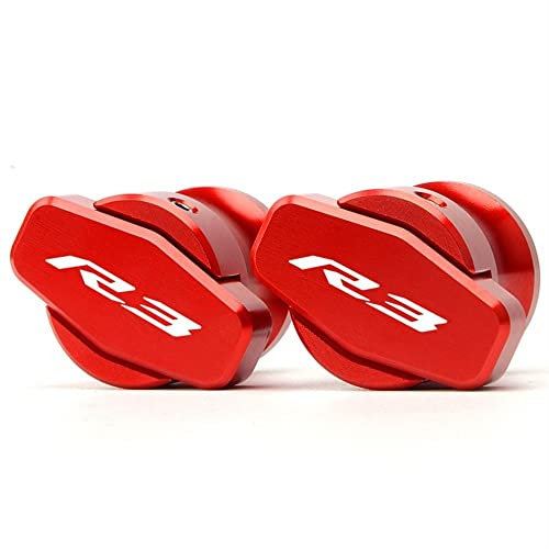 YULEGUDI Schwingenschutz Montageständer Für Y&amaha YZF R3 1999-2013 2014 2015 2016 2017 Motorrad Zubehör Schwinge Slider Spulen 6MM(Red)