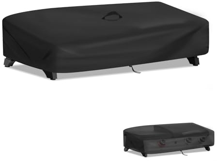 Aidetech Royal Gourmet PD1305H - Cubierta para parrilla de gas propano de 3 quemadores, 32 pies de largo x 19 pies de ancho x 9 pies de alto, color negro