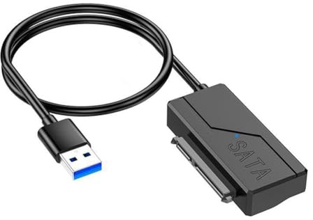 Pqahffowr da USB 3.0 a III a USB 3.0 Adattatore Adattatore III a USB 3.0 Supporta Hard Disk Esterno HDD SSD da 3,5 2,5 Pollici Fino a 6 Gbps