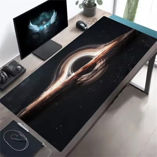Tappetino Mouse XXL Universo Spazio 1000x500x2 mm tappetino per il mouse da Gaming con Bordi Cuciti Tappetino Scrivania Antiscivolo Mouse Pad Grande per Ufficio e Casa