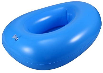 Gogogmee Bacinilla Inflable Portátil para Ancianos Orinal de Aire para Personas Postradas para Hospitales y de Limpiar y Sanitario