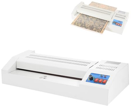 Genérico Máquina Laminadora De Rodillos Calientes Y Fríos, Ancho De Laminación De 320 Mm, Máquina Laminadora De Temperatura Ajustable, Motor De Alta Velocidad De 600 W