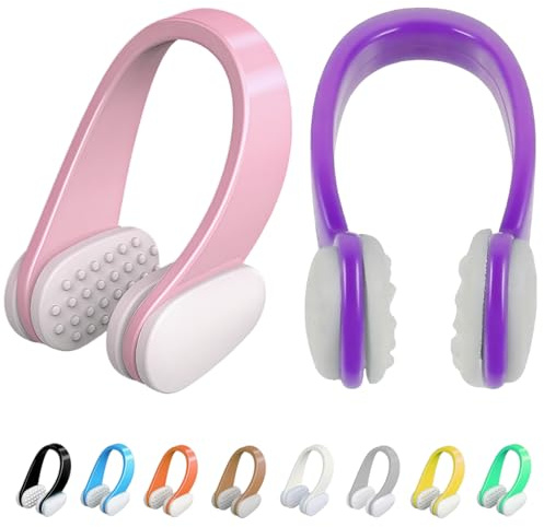 Nose Clips Swimming – 10 Pack Silicone Nose Clip for Adults & Kids 7+, Waterproof Nose Plugs with Storage Box, Multicolour Swim Nose Clip for Beginners & Professionals