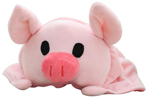 Toddmomy Schweinekopfschmuck Lustige Kopfbedeckung Für Erwachsene | Weicher Party-Foto-Requisitenhut Für Rollenspiele Verkleiden Und Alltag