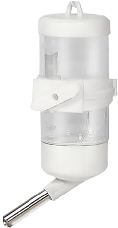 Pequeño Bebedero para Animales Bebedero de jaula de 80 ml a prueba de fugas | Bebedero tipo botella para ratón para Viajes, Interior, Exterior, Erizo, Petauro y Animales Pequeños