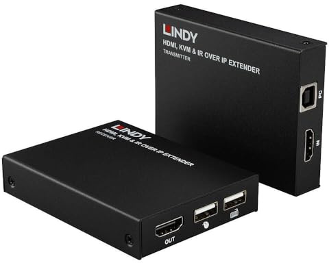 Lindy HDMI, KVM & IR over IP Extender (39320)