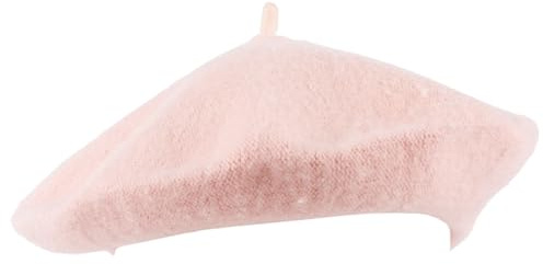 Hat To Socks Einfarbige Baskenmütze aus Wollgemisch für Damen und Herren