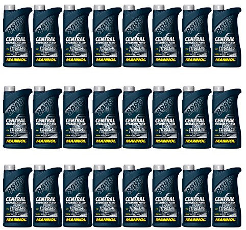 24 x 500ml MANNOL 8990 Central Hydraulic Fluid / CHF11S Hydraulik- Servo- Öl Grün
