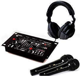 Kit Table de Mixage DJ21 USB Bluetooth + Casque SONO DJ + 2 Micros