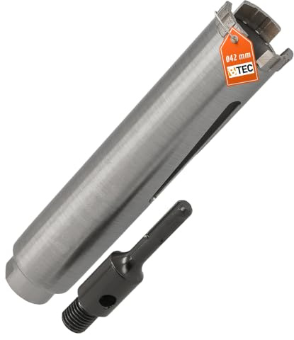 Diamant Bohrkrone SDS-plus Aufnahme Nutzlänge 180 mm Ø 42 mm Betonbohrkrone Kernbohrer