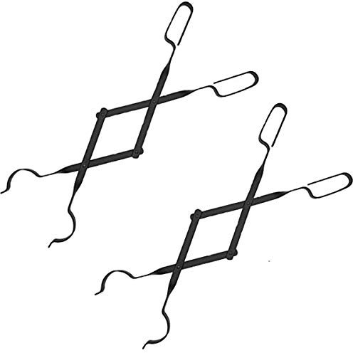 Rocky Mountain Goods Kaminholzzange – verstärktes Schmiedeeisen für extra Stärke 66 cm Holzgreifer bis zu 30,5 dicke Holzscheite rostbeständige Oberfläche Kaminzange drinnen und draußen