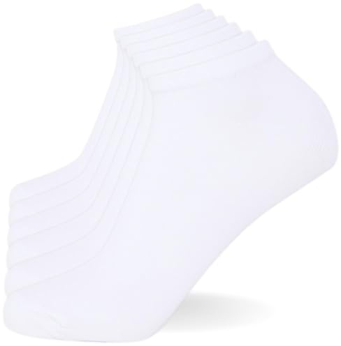 Chaussettes de sport en bambou FM London (lot de 6) pour femmes - Chaussettes en bambou super douces conçues pour garder vos pieds au frais avec des propriétés isolantes