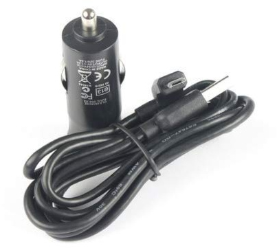 Riloer Kfz-Ladegerät für TomTom Micro-USB, LED-Auto-Ladegerät und 1,8 m langes Ladekabel für GPS, kompatibel mit Garmin Nuvi, Garmin GPS-Ladekabel