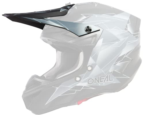 O'NEAL | Motorradhelm-Ersatzteile | Enduro Motocross | Ersatzschirm für den 5SRS Polyacrylite Helmet Surge V.23 | Spare Visor 5SRS Polyacrylite Helmet Surge V.23 | Schwarz Grau | One Size