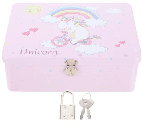 Cabilock Contenitore Portaoggetti Con Serratura Scatola in Per Gioielli E Oggetti Delicati Organizer Da Tavolo