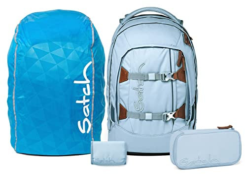 satch Pack Streetwalk Edition Schulrucksack Set 4tlg. (Nordic Ice Blue), M