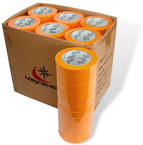 Magnet-Kauf [20 Rollen] KrokTape Malerkrepp 25mm x 50m Malerband Gold Kreppband - Goldband Maler Klebeband Für Scharfe Kanten - Abdeckband für Malerarbeiten und Auto Lackierung