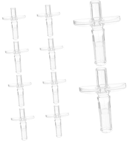 Labrimp 10 Pezzi Beccuccio Silicone Trasparente Ricambio Cannuccia Per Borraccia Bambini Soft Tappo Antigoccia Per Bottiglia Termica Universale