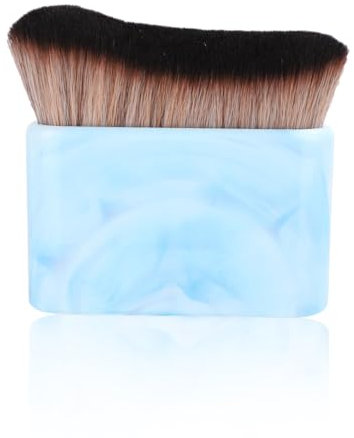 Self Brush, Sunscreen Brush Applicator Foundation Body Makeup Brushes Self Brush for Body Face (Watercolor Blue)