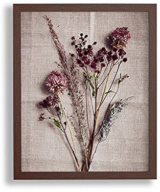 VO design Finn Premium Bilderrahmen Posterrahmen 38x98 cm Eiche Dunkel Wenge Mooreiche Dekor 98x38 cm mit weisser Rückwand und klarem Acrylglas