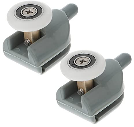 Homoyoyo 10pcs Bathroom Shower Door Runners Sturdy Replacement Rollers Sliding Door Pulley Wheels