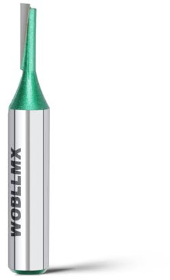 WOBLLMX Fraise à affleurer à tige de 8 mm, diamètre 4 mm, longueur de travail 20 mm, lame en métal dur pratique, durable et tranchante pour fraise à queue CNC pour plaque de densité en bois massif