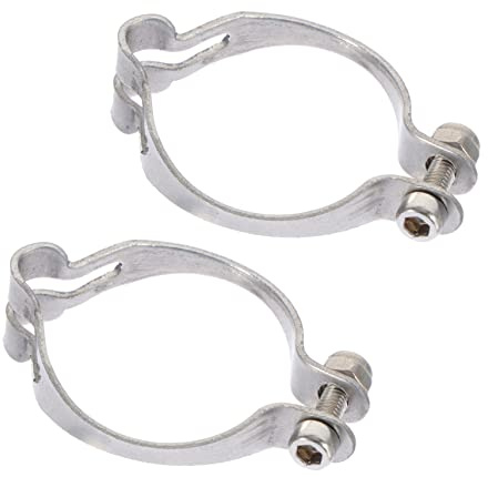 HOMOBABE Fermacavi per Bici in Metallo 2 Pezzi Clip Fissi Resistenti all'Usura Facili da Installare per Accessori Ciclismo