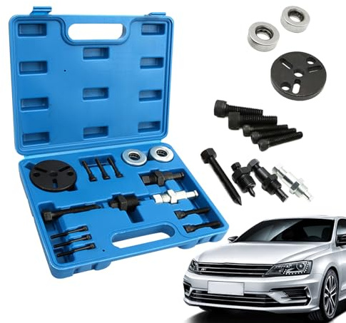 Kit di attrezzi per compressore d'aria condizionata - estrattore per cuscinetti ad alta resistenza, accessori meccanici precisi kit per tecnici e officine di riparazione domestica