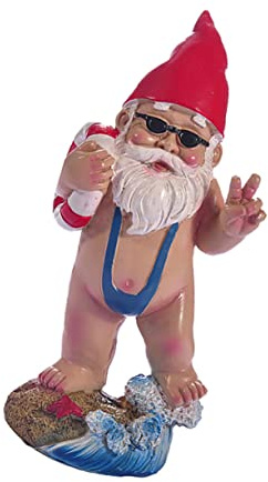 SEWOART Estatua Forma de Duende Bikini Adorno de para Decoración de y Patios Adorno Artístico de Miniatura