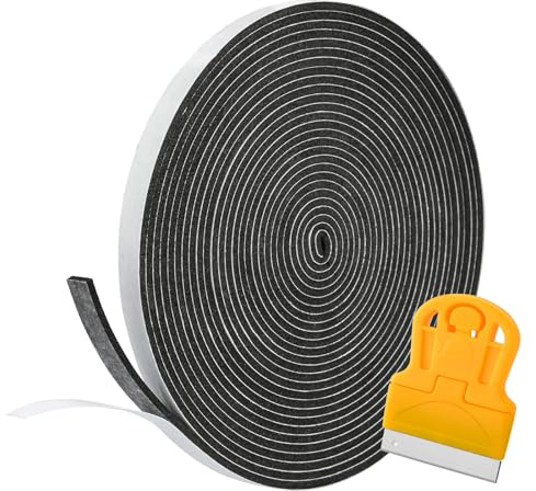 Ancable Cinta de sellado para placas de vitrocerámica – 5 m x 7 mm x 2 mm cinta de sellado para placas de cocina para instaladores de cocina, cinta de montaje resistente al agua para propietarios de