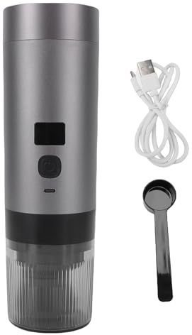 ZAWELIYO Portable Coffee Maker, 3-in-1 Design with Digital Display and Rechargeable Battery, for Travel Camping Office