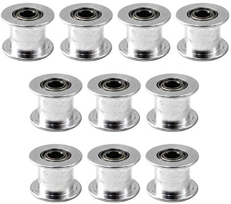 idler pulley 20 teeth zahnriemenscheibe 5mm bohrung umlenkrollen für seile 10mm 3D Drucker Zahnriemen Rolle Packung mit 10