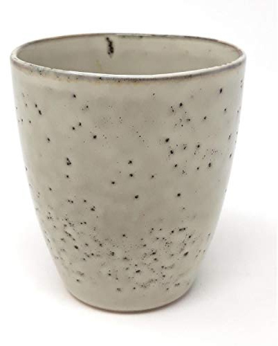 IB Laursen Becher, Tasse ohne Henkel Sand Dunes für 220ml H. 9cm Creme Steingut