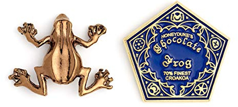 Harry Potter Schokofrosch None Pin goldfarben Fan-Merch, Filme, Geschenke