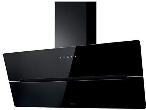 Campana extractora Elica WISE BL/A90 90 cm cristal negro con control táctil LED 4 niveles