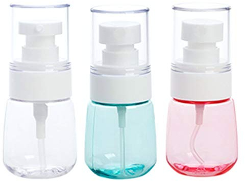 Hemobllo 3 Pack 30ml Empty Plastic Perfume Sprayer Bottles Leakproof Water Mister for Refilling