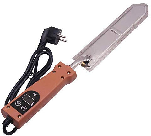 ACEOLT Couteau à désoperculer électrique avec Interrupteur de contrôle de température et Affichage de la température équipement de Coupe apicole Abeille Outil à Main Ruche grattoir à Miel