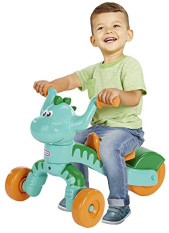 Little Tikes Go and Grow Dino Indoor Outdoor Ride On Toy Trike for Preschool Kids - Toddlers Dinosaur Inspired Toys and Toddler Trike to Develop Motor Skills for Boys Girls Age 1-3 Years